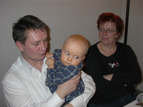 Ben mit Mama und Papa