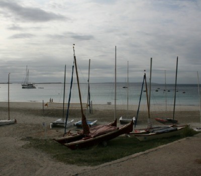 Boote am Strand